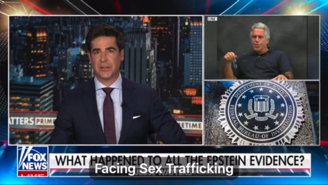 Jesse Watters / Pam Bondi : Why Are They So Protective of Jeffrey Epstein?