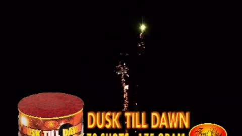 First Class - Dusk Till Dawn - 70 Schots Vuurwerk Cake