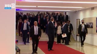 President Trump is at the Israeli Knesset and ALL 20 HOSTAGES were just released by Hamas.