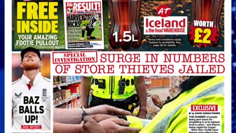 🔥Headlines Sunday 23rd November 2025 Newspaper Headlines 🎉📰#britishpress #breakingnews