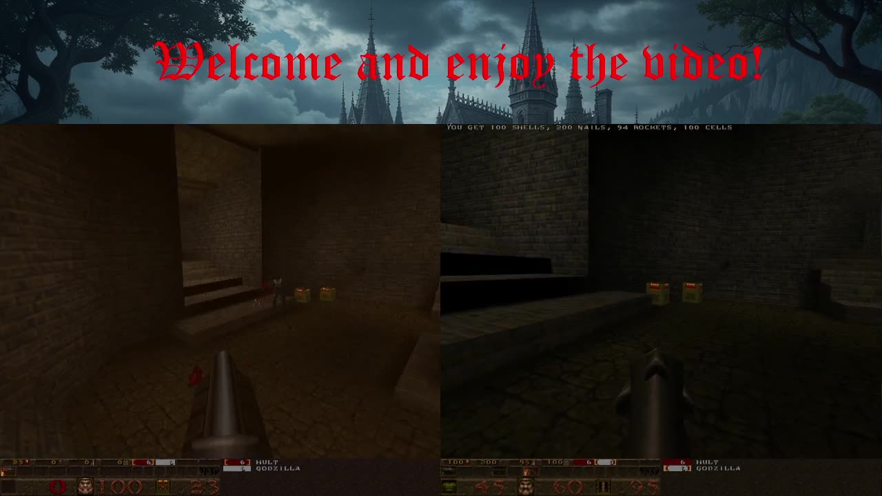 Quake I Hult VS GZ map: the dark zone