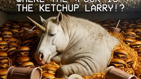 Larry the Unicorn Needs a Job - Grok Imagine Comedy