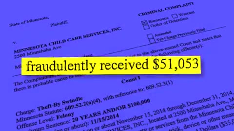 2022 Daycare fraud by Somalis