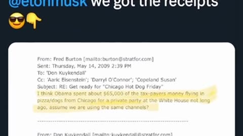 DOGE - Is It Time To Investigate Obama's $65,000 Hot Dog Party?