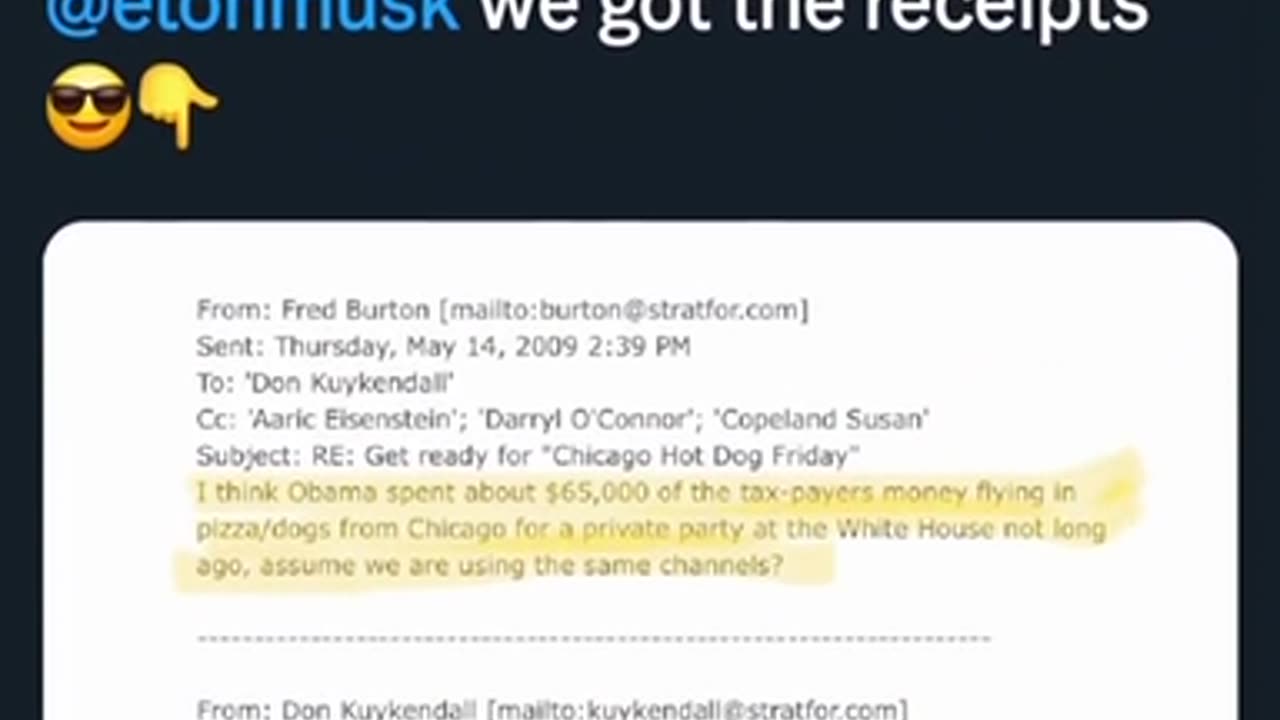DOGE - Is It Time To Investigate Obama's $65,000 Hot Dog Party?