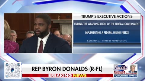 Rep Byron Donalds Trumps Not Playing Around