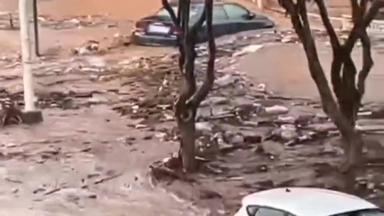 Heavy Rainfall In Telde Of Canary Islands, Spain (03/03/2025)