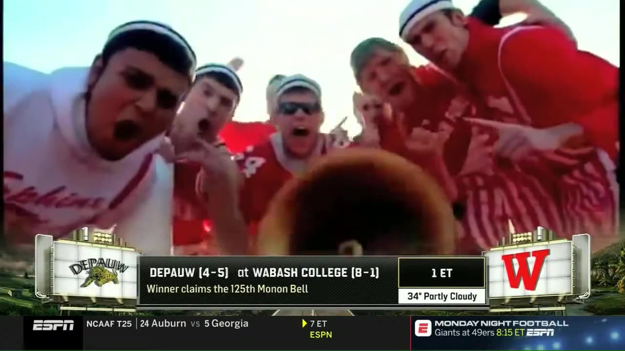 November 10, 2018 - (HD) 'GameDay' Previews 125th Monon Bell Classic