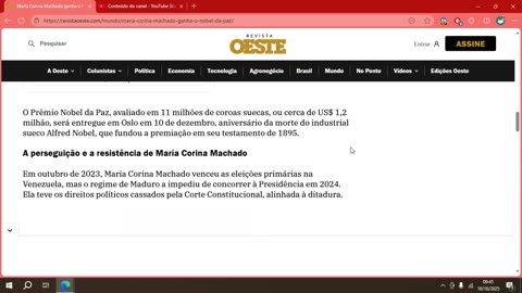 María Corina Machado ganha o Nobel da Paz.mp4