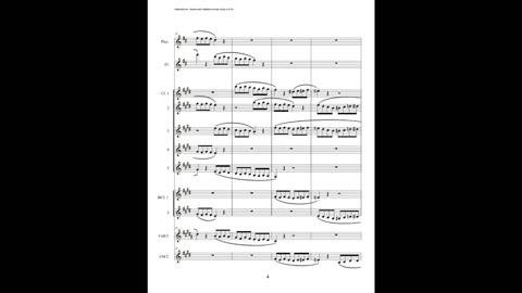 Mikhail Glinka – Ruslan & Ludmilla Overture (Clarinet Nonet + Piccolo & Flute)