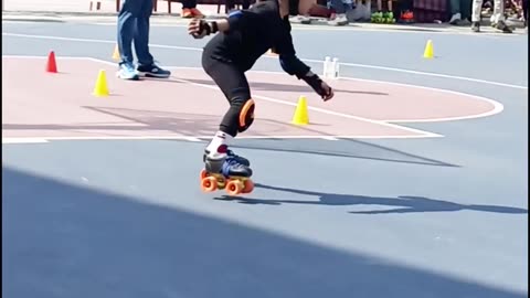 Under 6 | Quads Skating | 2 laps | #rumble #Skating #skater #🥈 medalist #Harshalidhankhola