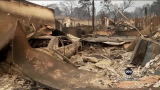 Homes still bursting into flames in LA days after the initial fire passed through