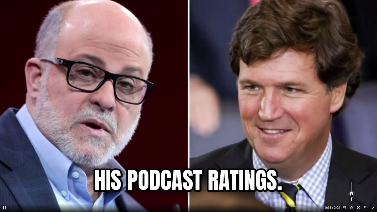 Why is Mark Levin lying about Tucker over and over? Something's up huh
