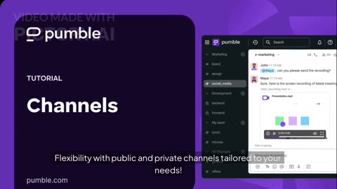 Pumble Channels 2025 | Organize Team Communication & Collaboration