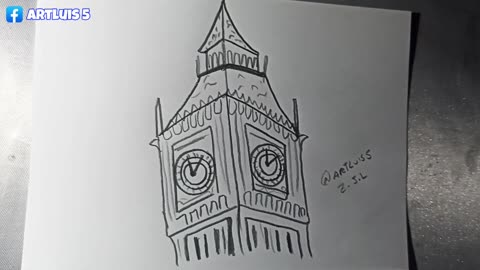 How to draw Big Ben