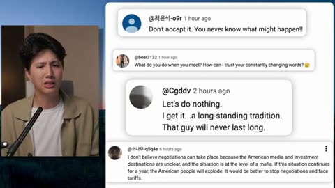 Trump & Kemp BEG Korea Hyundai at APEC