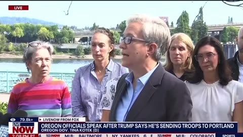Governor of Oregon: "there is no insurrection, there is no threat to national security
