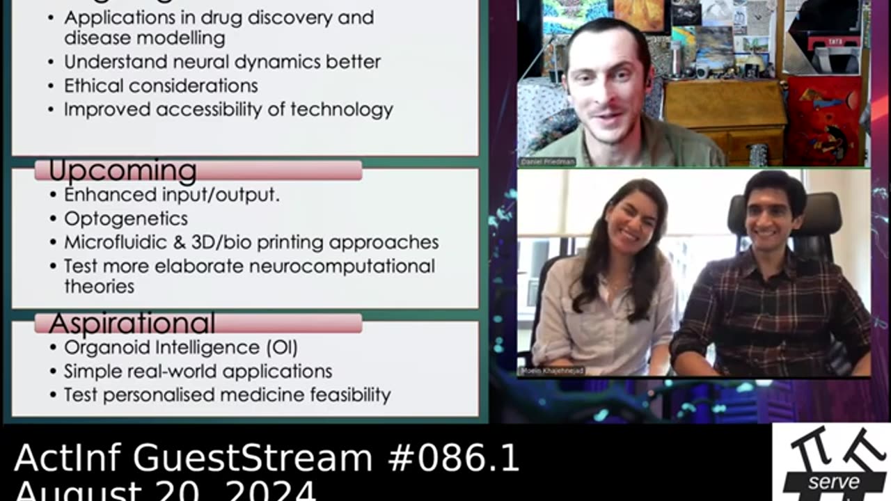 ActInf GuestStream 086.1 ~ Biological Neurons Compete with Deep Reinforcement Learning