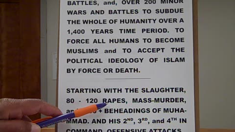 p 1. ISLAM - The 1,405 Years WORLD WAR (1st True WORLD WAR) Against Total Humanity