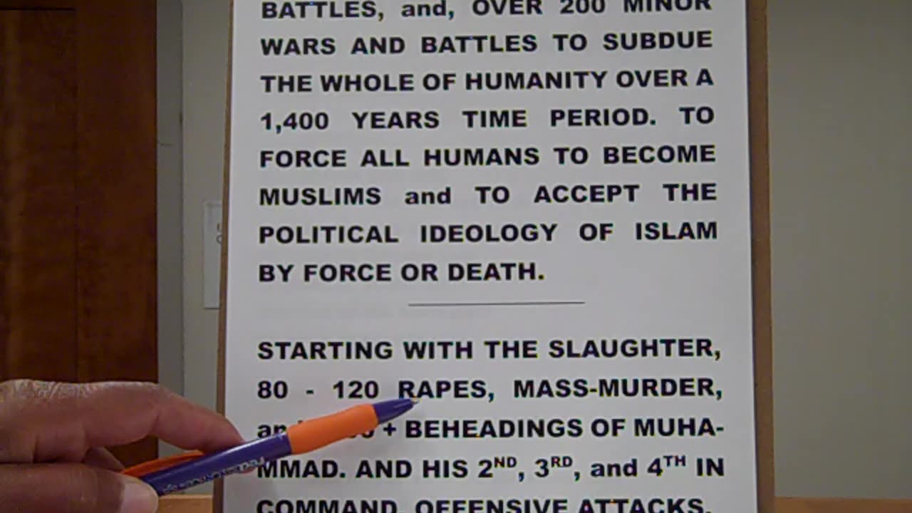 p 1. ISLAM - The 1,405 Years WORLD WAR (1st True WORLD WAR) Against Total Humanity