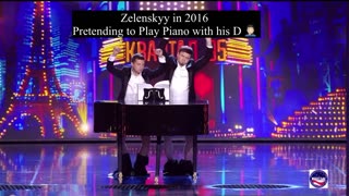 Zelenskyy plays Piano with his Dick 🤷‍♂️