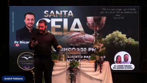 SANTA CEIA COM PASTOR RICARDO ARDILLES!!!