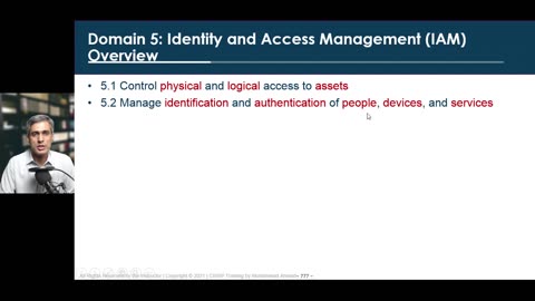 143 - Domain 5 - Identity and Access Management Overview a