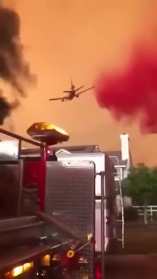 Footage from war zone los angeles