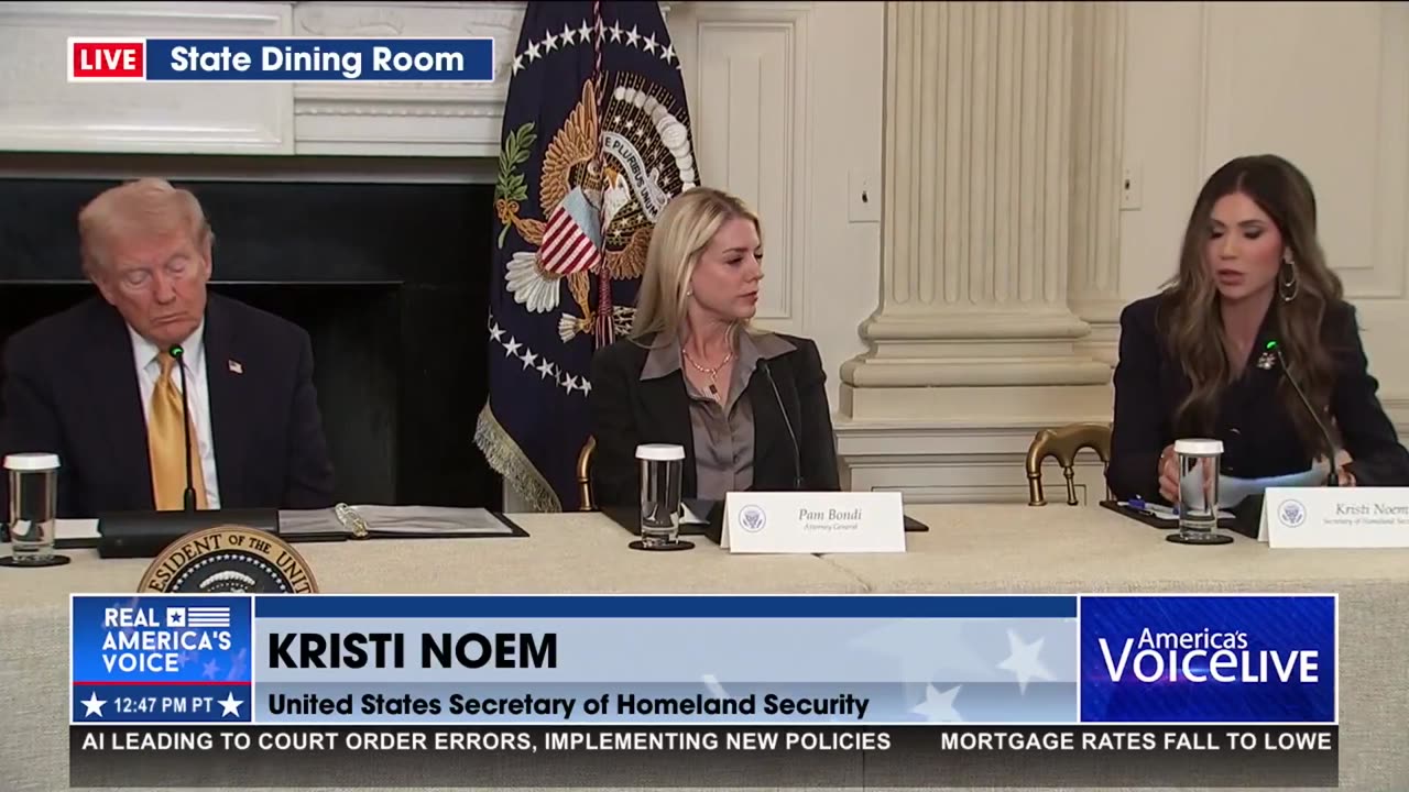 SEC. NOEM ON SUCCESS AT THE BORDER