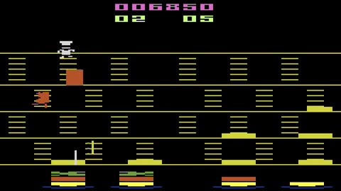 Atari 2600 longplay 044 Burgertime