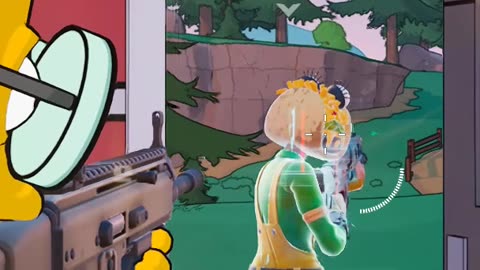 Long Range - Fortnite Simpsons