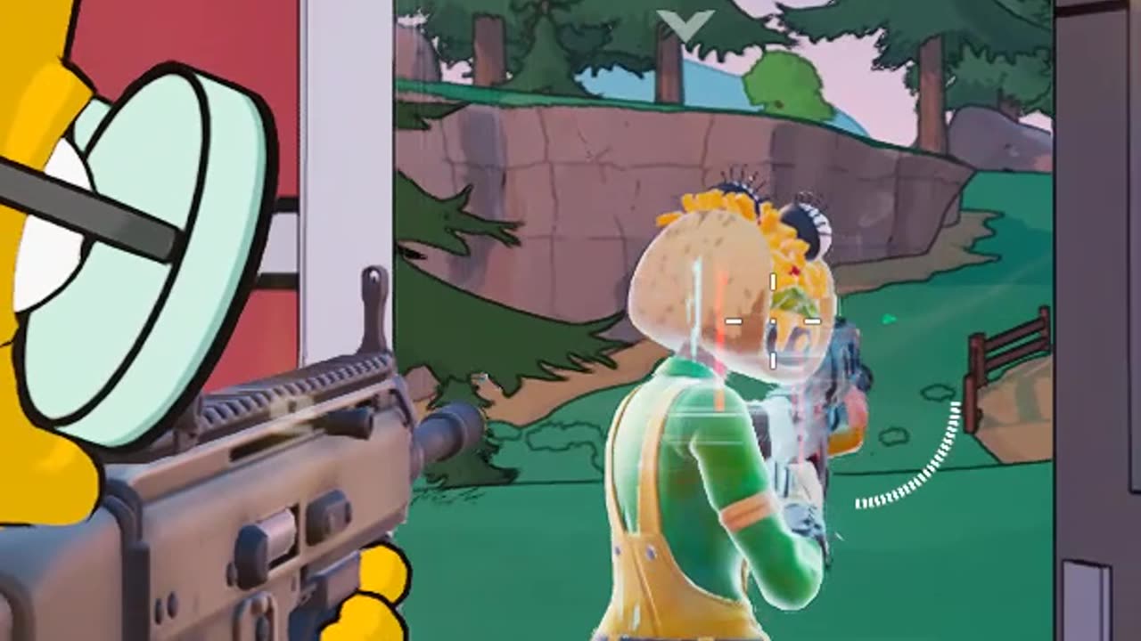Long Range - Fortnite Simpsons