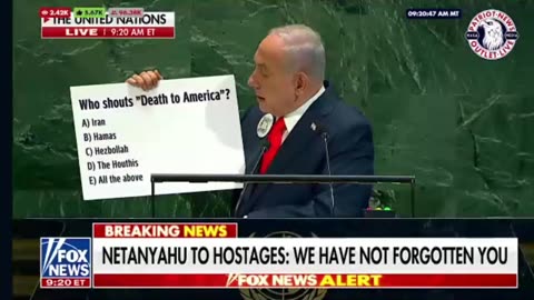ICYMI: Israeli PM Benjamin Netanyahu's Address to The United Nations 09/26/25