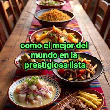Perú, capital gastronómica de Sudamérica 2025
