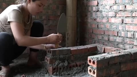 bricks making from concrete for my Childrens