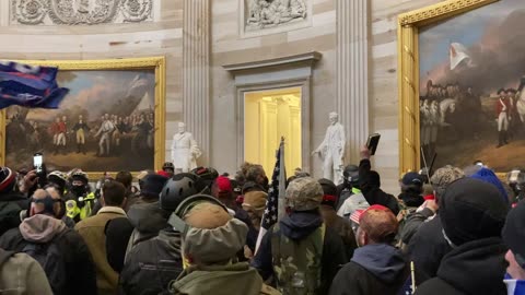 Instigator in the Rotunda at 3:06 PM 1/6/2021