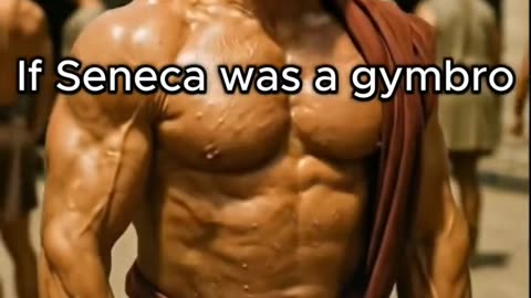 Seneca but it's a gymbro