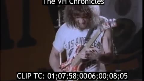 Van Halen UK 1984 B Roll