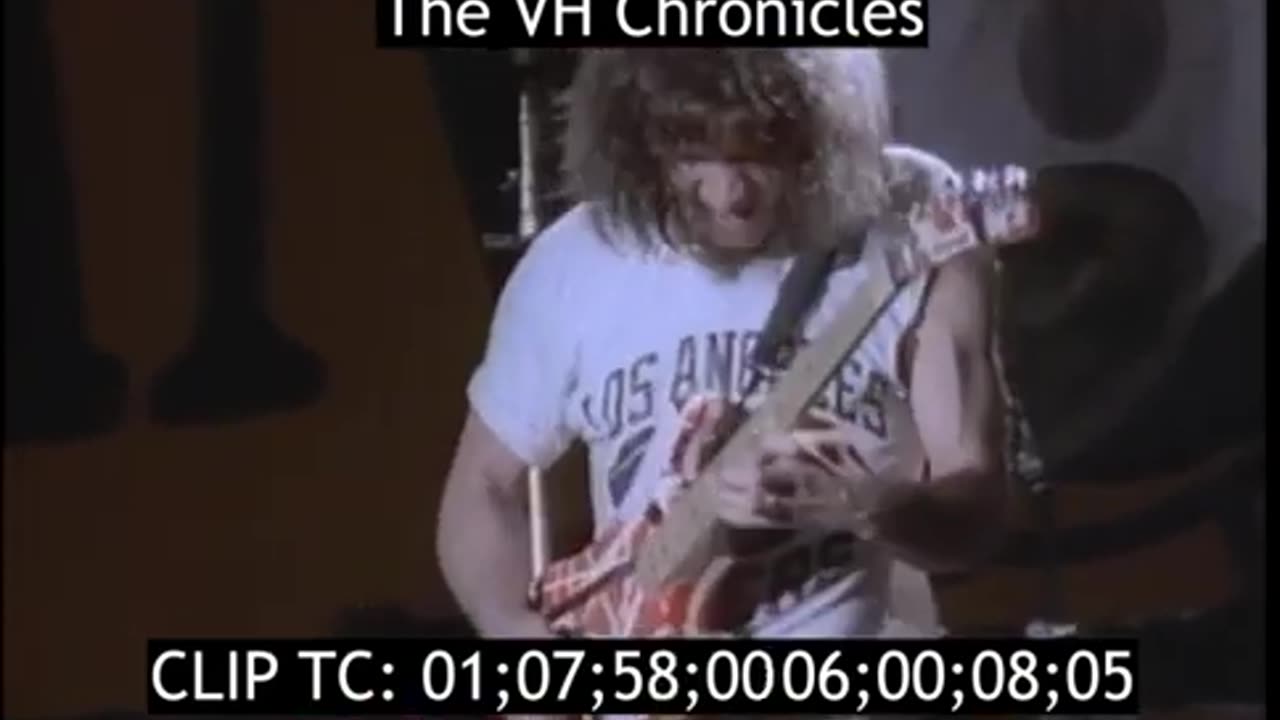 Van Halen UK 1984 B Roll