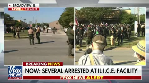 10 protesters arrested at ICE facility in Chicago as large crowd forms while Kristi Noem is there