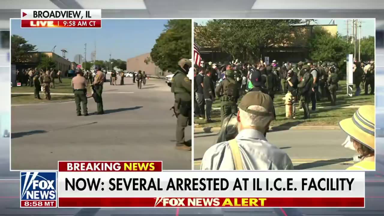 10 protesters arrested at ICE facility in Chicago as large crowd forms while Kristi Noem is there