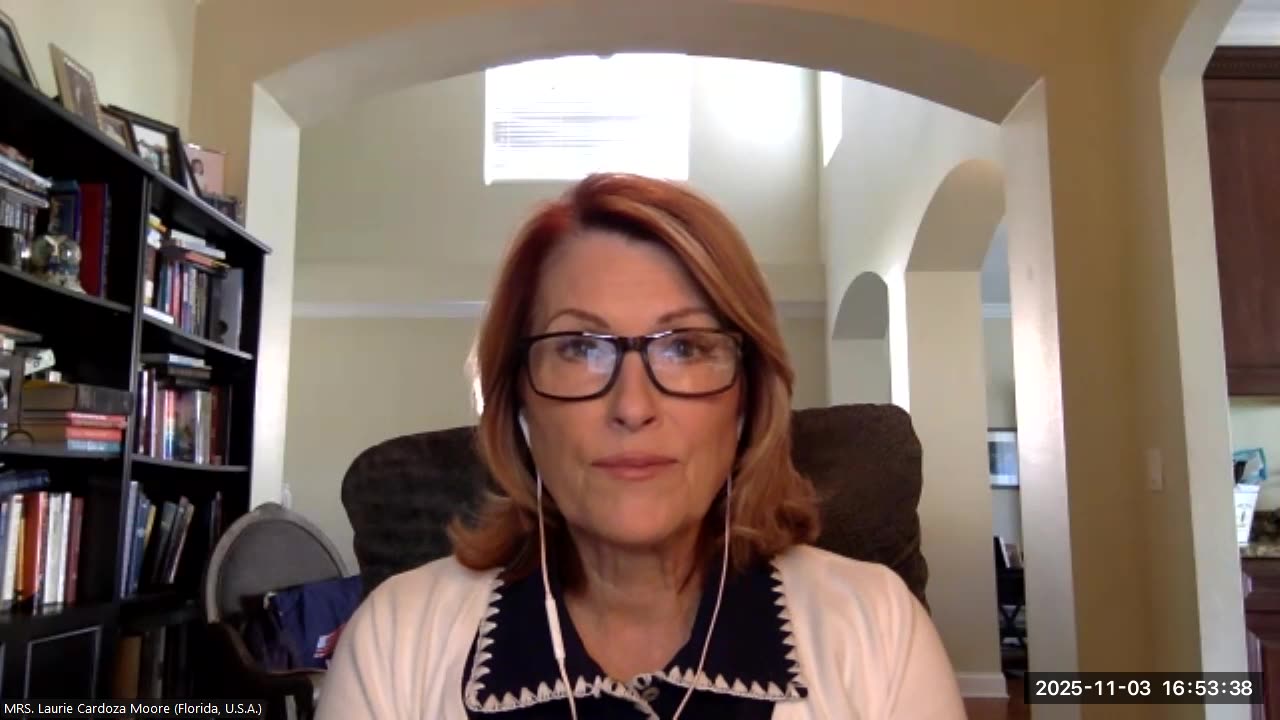 R&B Weekly Seminar: R&B Medical Fellowship (Episode #193 -- Monday, November 3rd, 2025). ChairMAN: DR. Vladimir Zelenko (1973-2022). SPEAKER: MRS. Laurie Cardoza-Moore (Florida, U.S.A.)