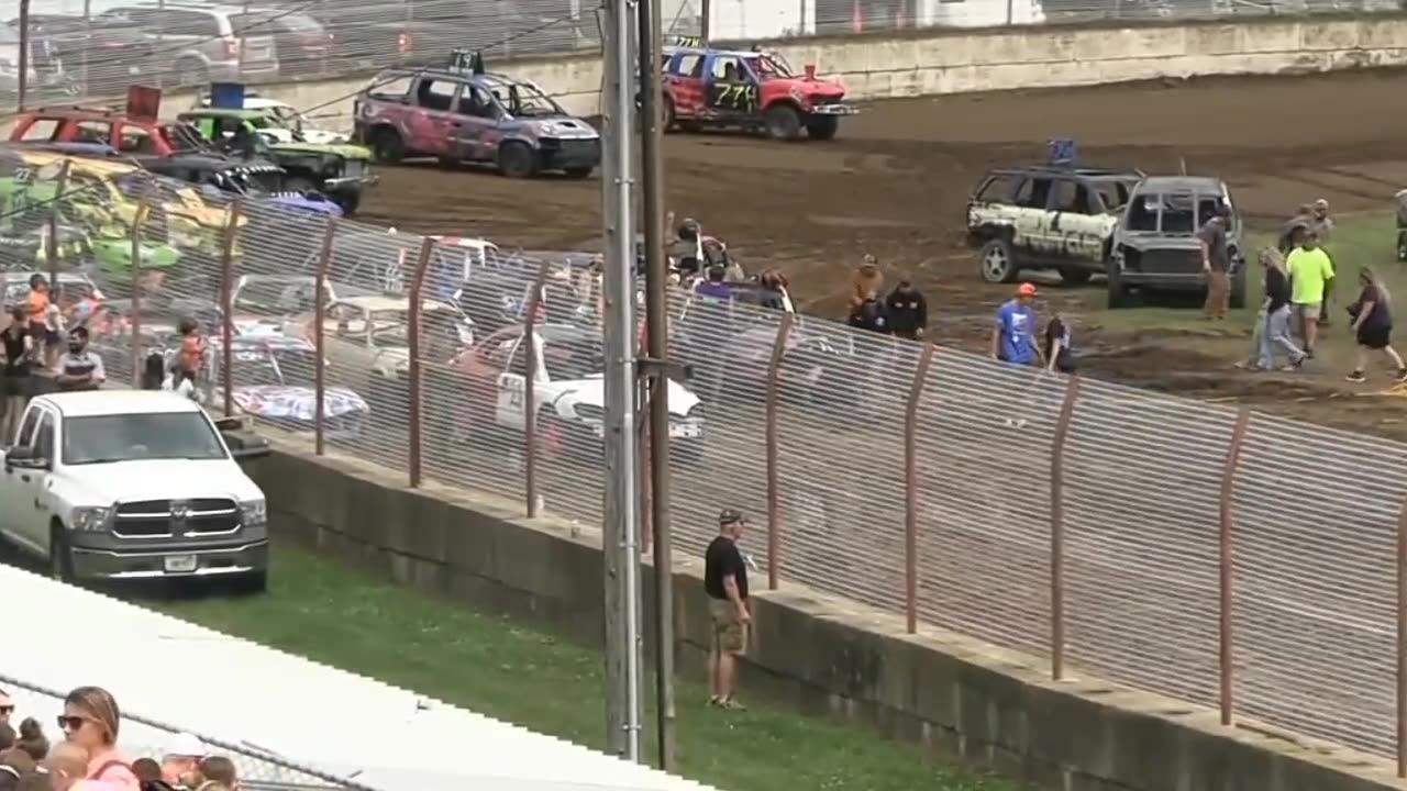 AUGUST 18 2024 Demolition Derby Prelims at the 2024 Dodge County Fair Part 1