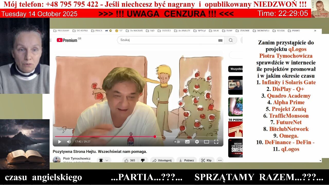 5143 - Piotr Tymochowicz i jego kolejne niby drobne manipulacje 👮‍♀️ - 14.10.2025