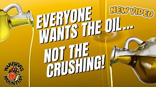 Everyone Wants The Oil...But No One Wants The Crushing.