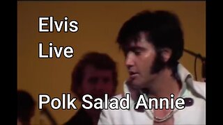Elvis Presley - Polk Salad Annie (Live Performance Electrifying 1970s Charisma)