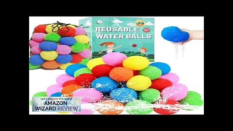 60 Pcs Reusable Water Balls Reusable Water Balloons for Outdoor Toys Review