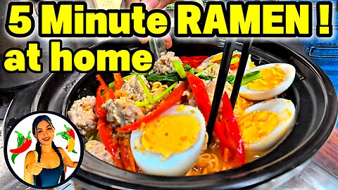 Cooking Ramen at Home in 5 Minutes | Easy and Cheap