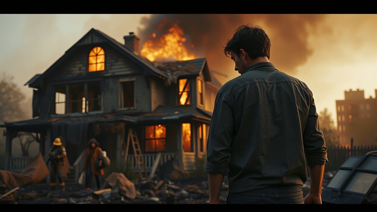 Man Rebuilds BURNED DOWN House From Scratch by mindsparx1