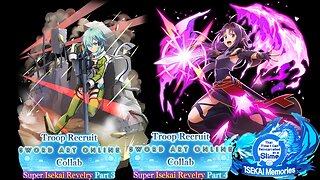 SLIME ISEKAI Memories: Troop Recruit SAO Collab Super Isekai Revelry P3 + P4 Banner Summons